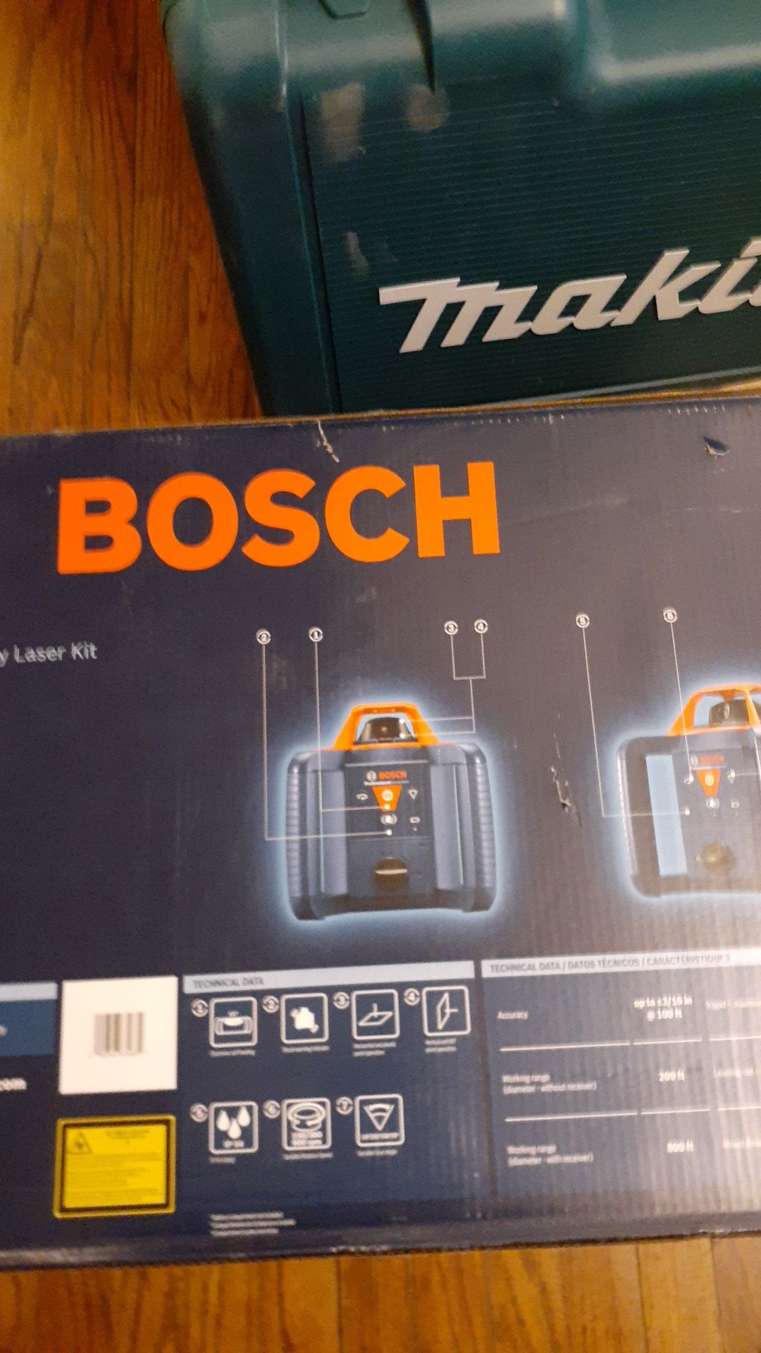 Bosch self leveling rotary laser kit GRL 800 20hvk