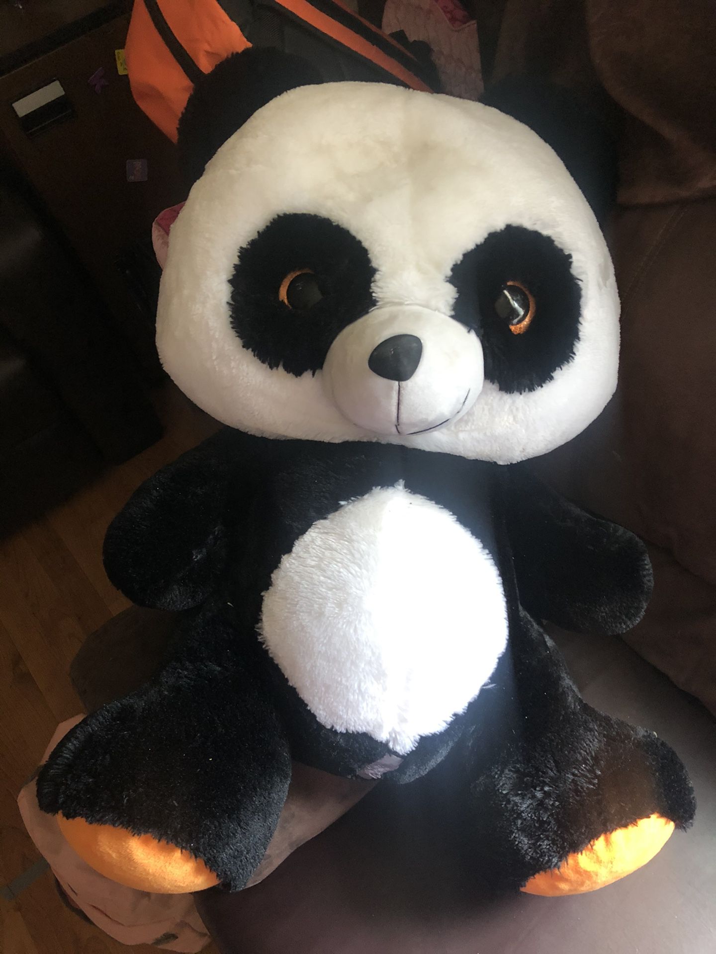 Large panda teddy bear