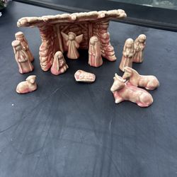 12pc Nativity Set. Mini Figures ( Nacimiento Mini Figuras)