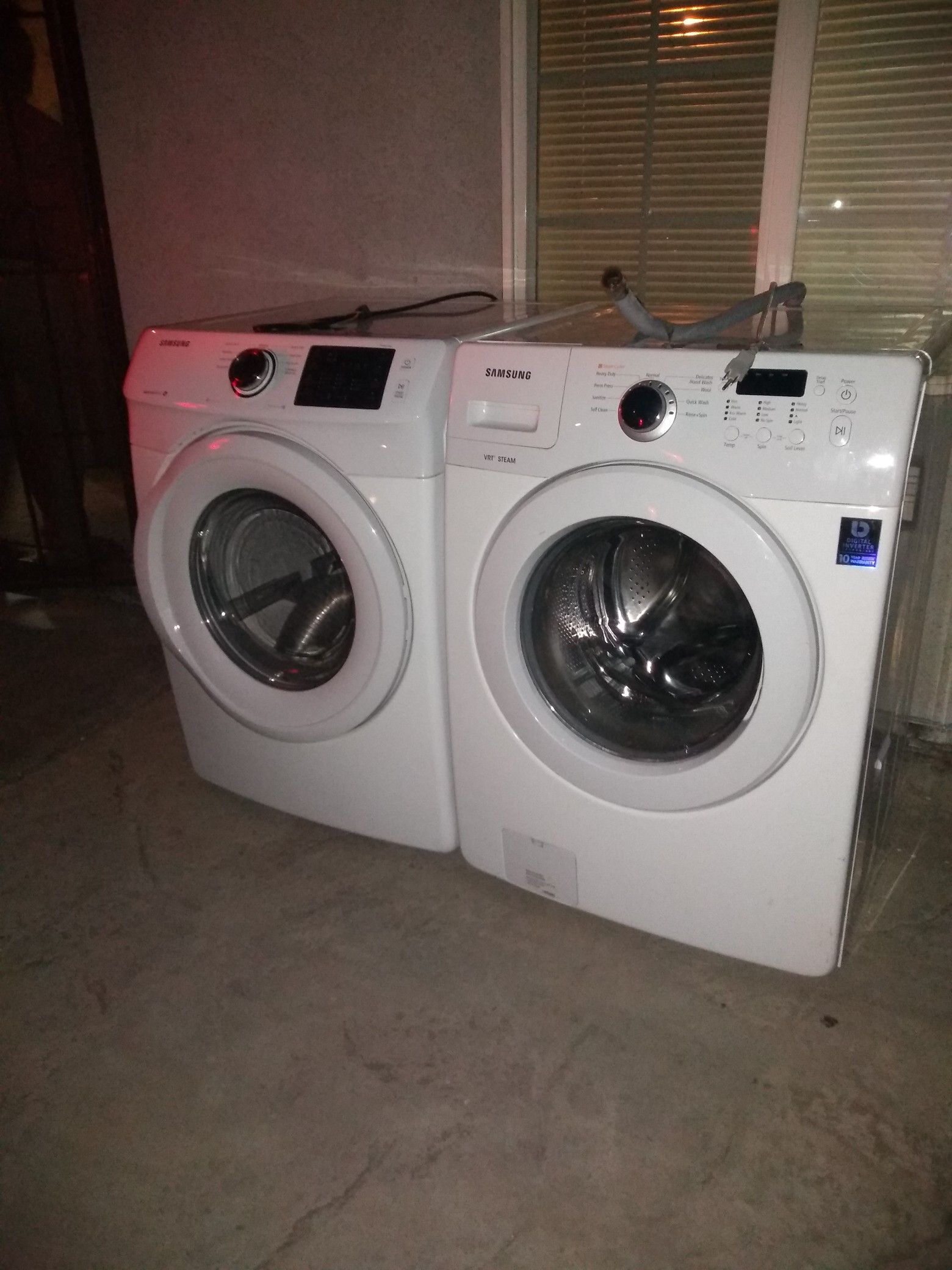 Washer and dryer