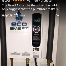 Eco 18 Tankless Water Heater 