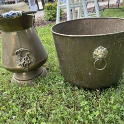 Umbrella stand, and plant