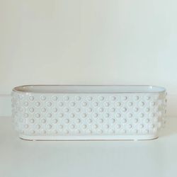 Hobnail Ceramic Container for Plants and Florals