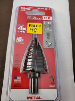 Milwaukee  Step Drill  Bit  $40  Precio Firme 