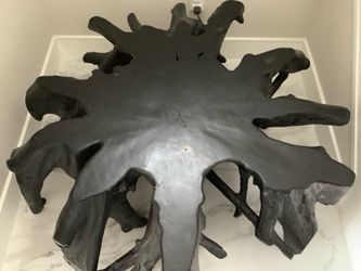 UNIQUE, BLACK WOODEN TABLE