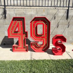 49’s 4x2 Decorative Numbers 