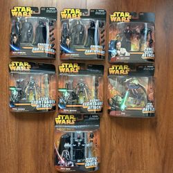 NEW Star Wars - DARTH VADER ANAKIN SKYWALKER GREVIOUS YODA figure- Revenge of the Sith
