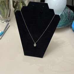 Vintage Sterling Silver Pearl Necklace