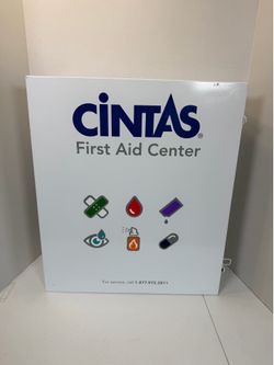 First Aid Cabinet Cintas Steel