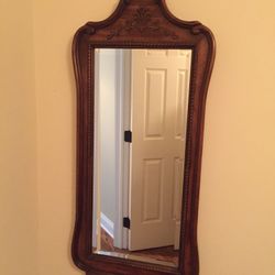 Gorgeous Drexel Heritage beveled mirror 4’ tall x 2’ wide
