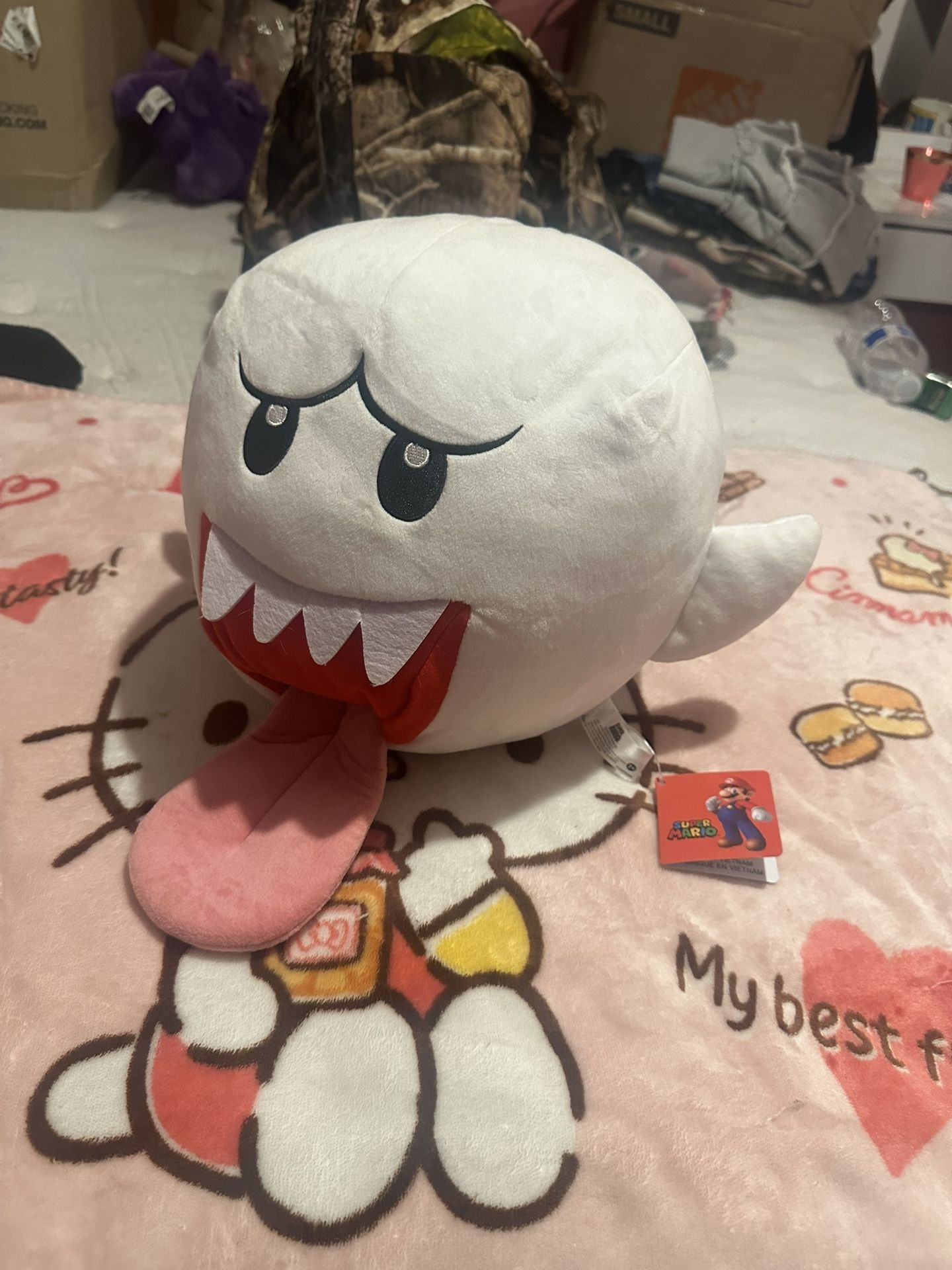 Plush - Giant Boo Ghost 11-inch (NEW) - Nintendo - Super Mario with tags