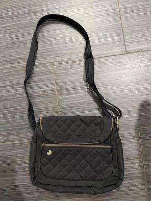Travelon Black Shoulder Handbag Purse