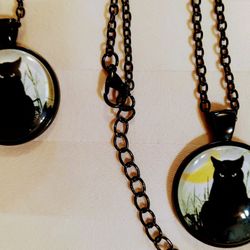🐉 Glow In The Dark! Cat Necklaces 🐉