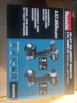 Makita Sub Compact Brushless Combo Kit