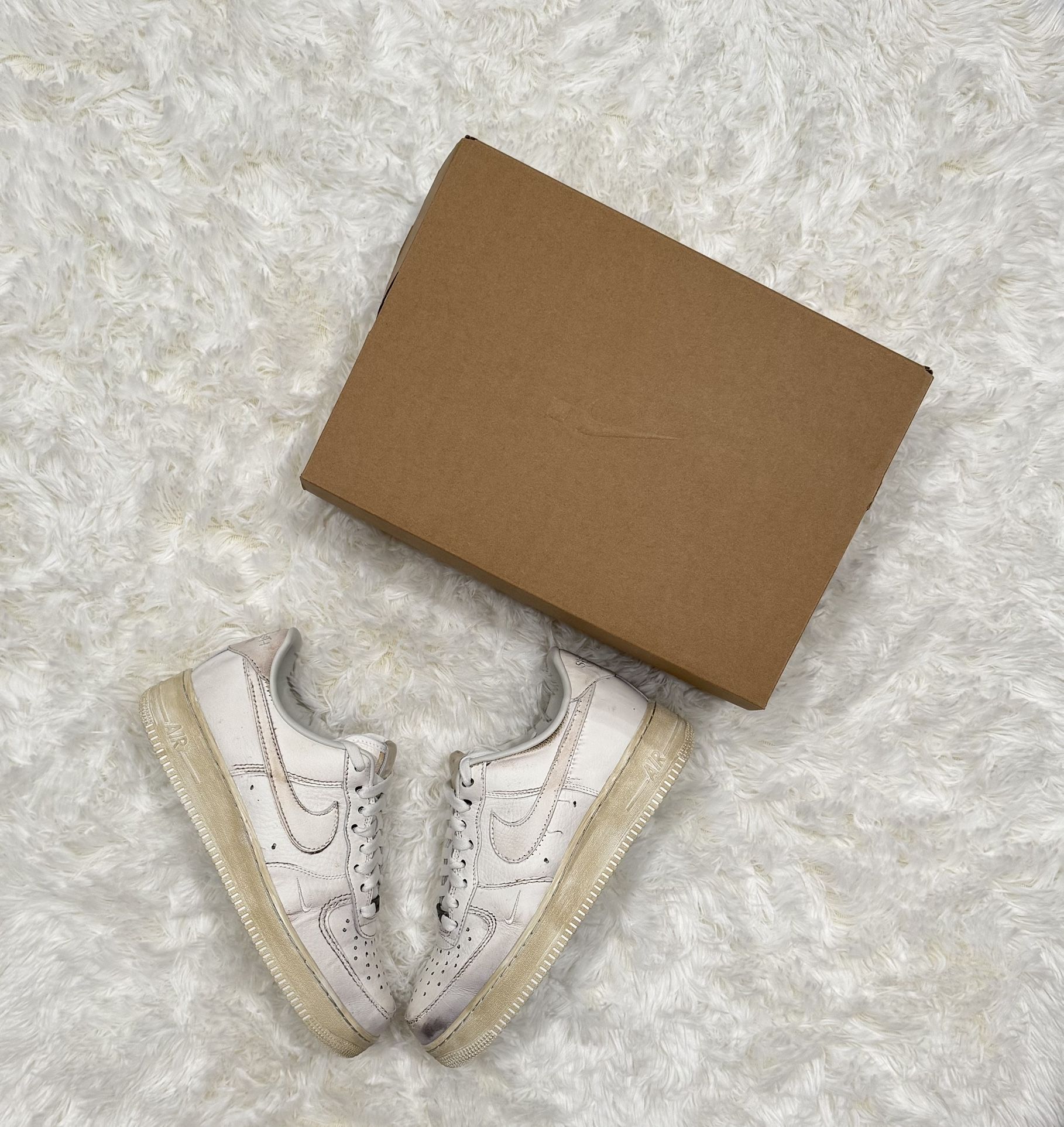 Air Force 1 Low “Dirty Triple White”. Size 10. Brand New!