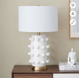 . CKENSU Modern Ceramic Linden table Lamp 30” —-$70