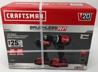 Craftsman 2-tool Combo Kit Drill/impact CMCK211C2