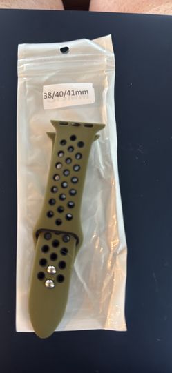 Olive green Apple Watch band