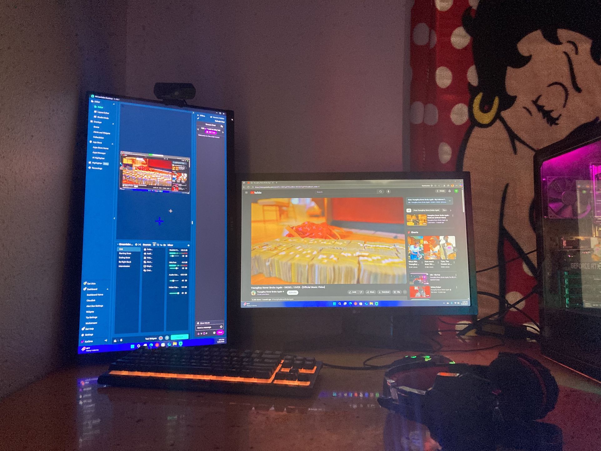 Rog strix gaming pc / work computer