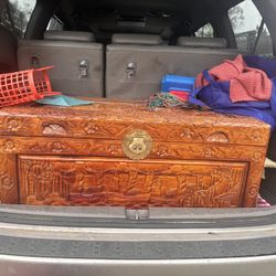 Chinese Wood Chest 