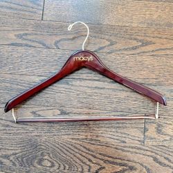 Macy's Wood Suit Hanger, 17 Inch