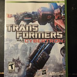 Transform war for cybertrun, xbox, 360