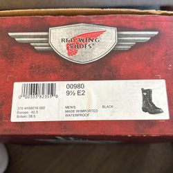 Red  Wing Motor Cycle Boots