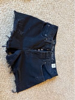 Free People women’s shorts, black