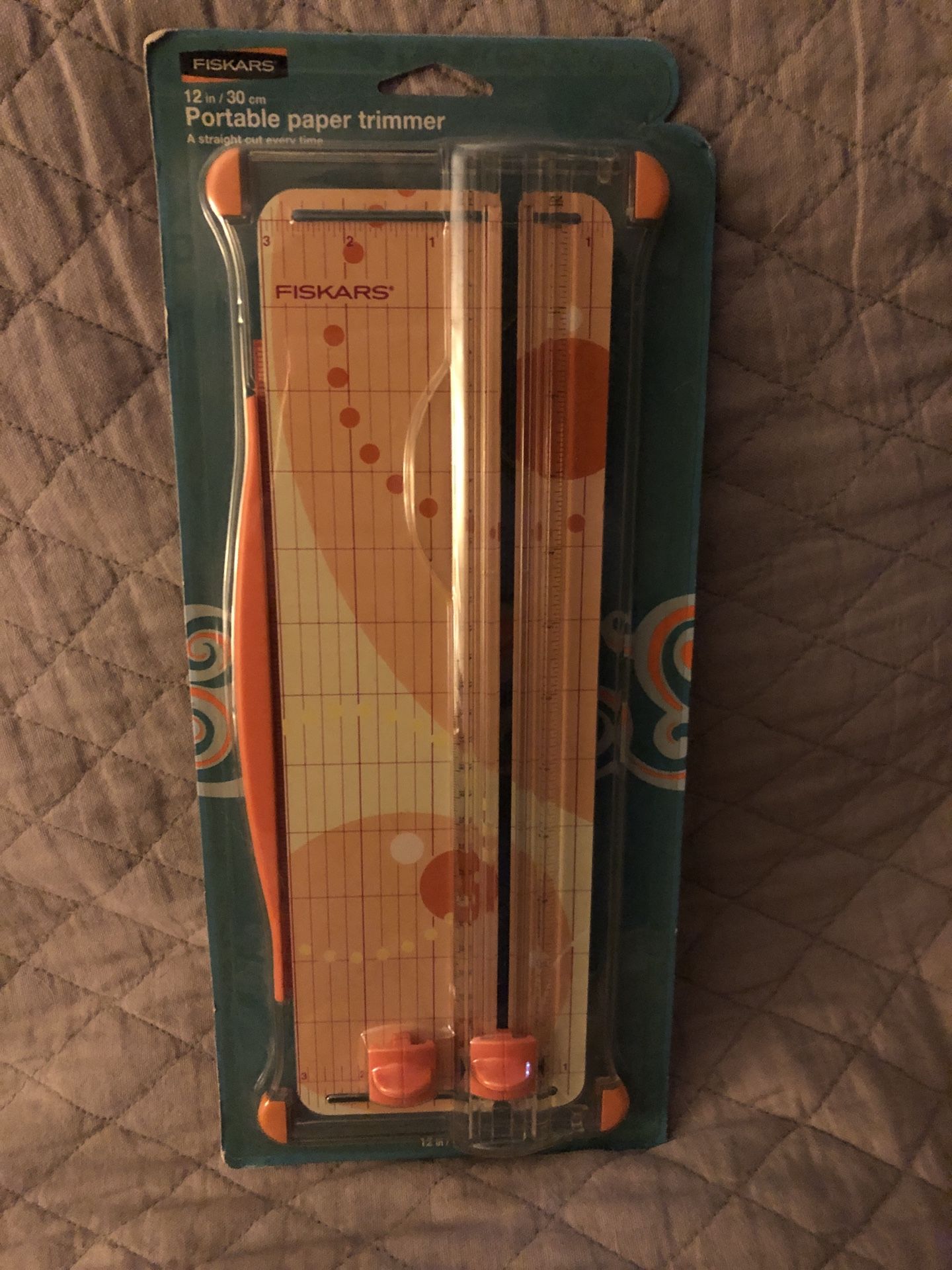 Fiskars 12 In Portable Paper Cutter.