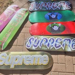 Supreme Skateboard Decks Only $75 A Piece!!!