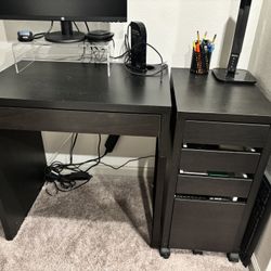 IKEA Desk and Storage
