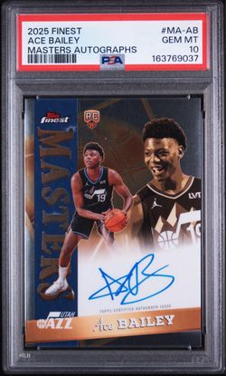 Ace Bailey Masters Autographs RC PSA 10