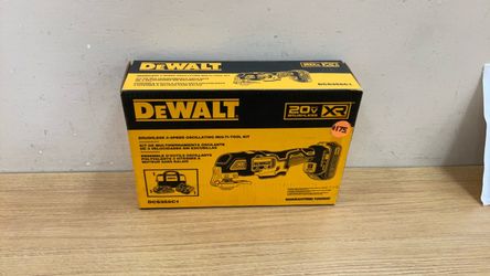 DEWALT DCS356C1 BRUSHLESS 3-SPEED OSCILLATING MULTI-TOOL KIT.