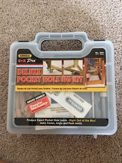 Pocket Hole Jig Kit  EZ Pro Deluxe Pocket Hole Jig