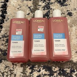 3 L’Oréal Hydra Fresh Toner All For Only $15