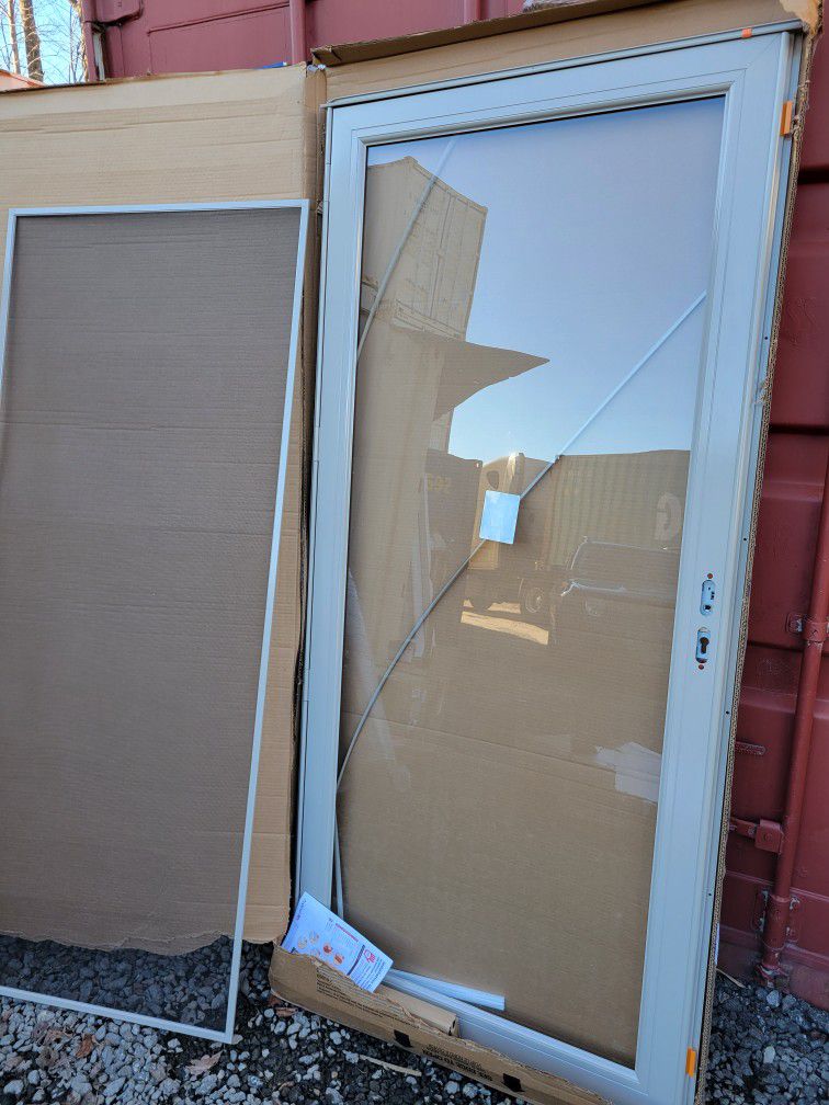 36x84 Anderson Door With Screen And Closer Kit 175.00