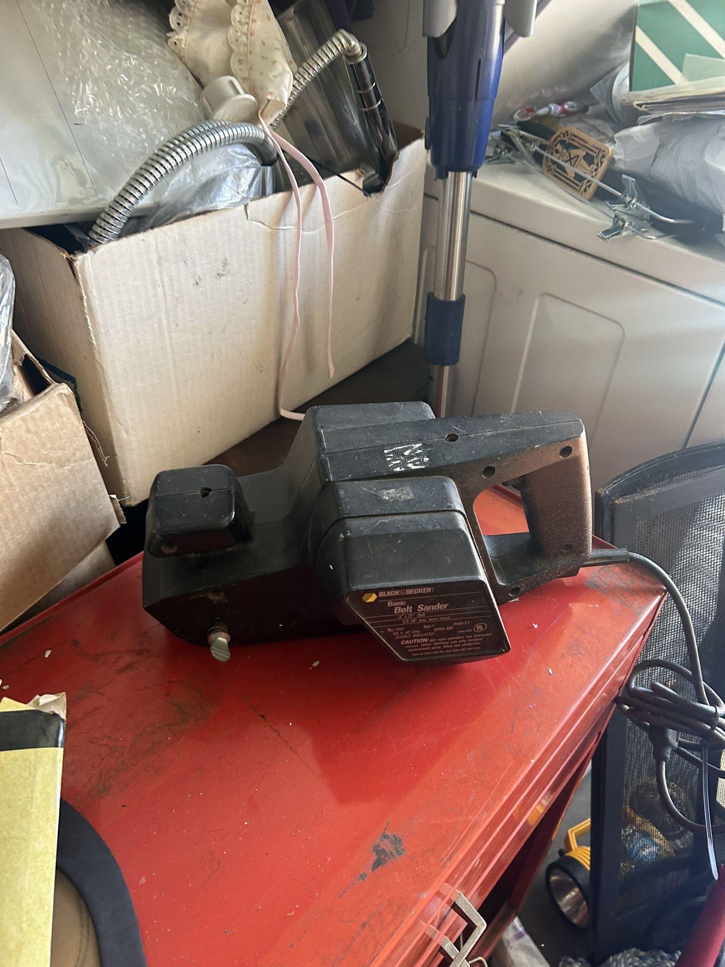 Vintage belt sander works no belt included