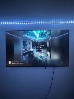 65 in LG Smart TV with remote