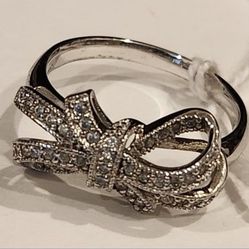 Sterling Silver/CZ Diamond Ring ($Reduced)