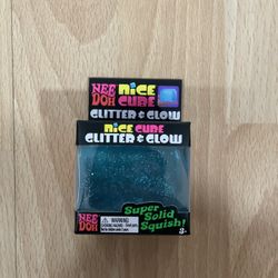 Needoh Nice Cube Glitter and Glow