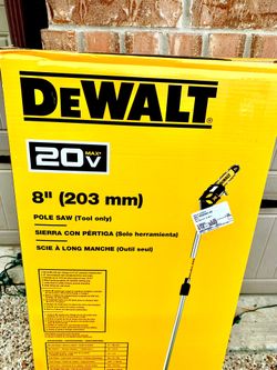 DEWALT POLE SAW XR series💥BRAND NEW💥(tool Only) 8” Blade 15’ft height(4.5m)20v BRUSHLESS