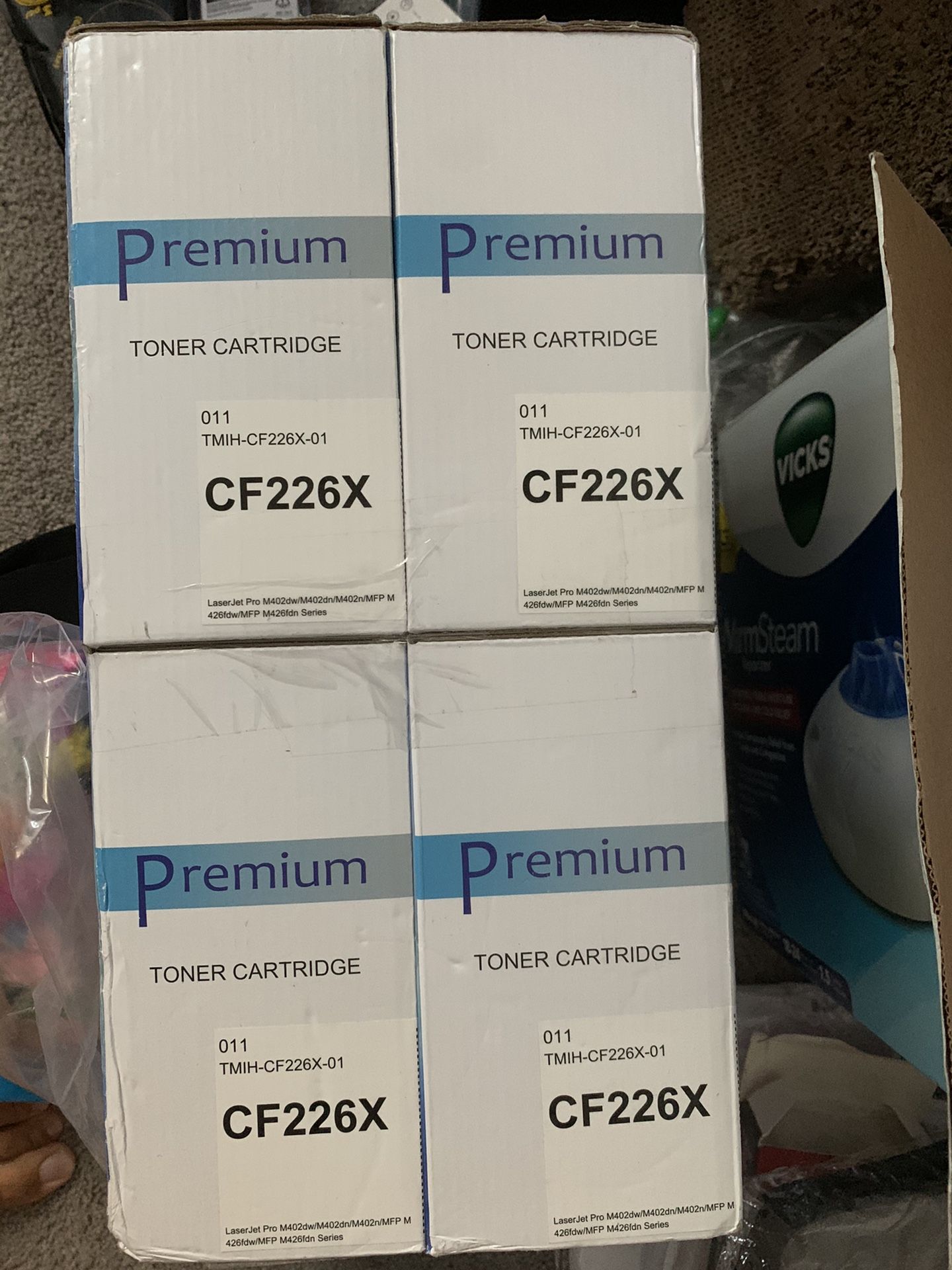 Toner cartridge lot