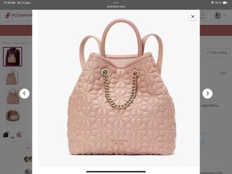 Kate Spade Bloom Medium Backpack Flapper Pink Gorgeous bag NWT