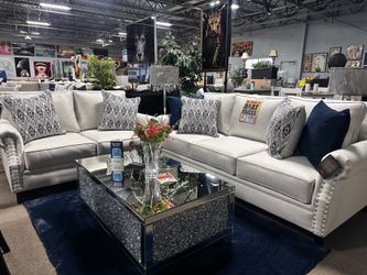 Formal seating sofa set! $2199 🛋️🤍✨ Customizable!