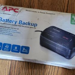 NEW Back-Up Battery! APC Back-UPS ES 550 Battery Backup & Surge Protection System! Complete with all accessories! $75 OBO!