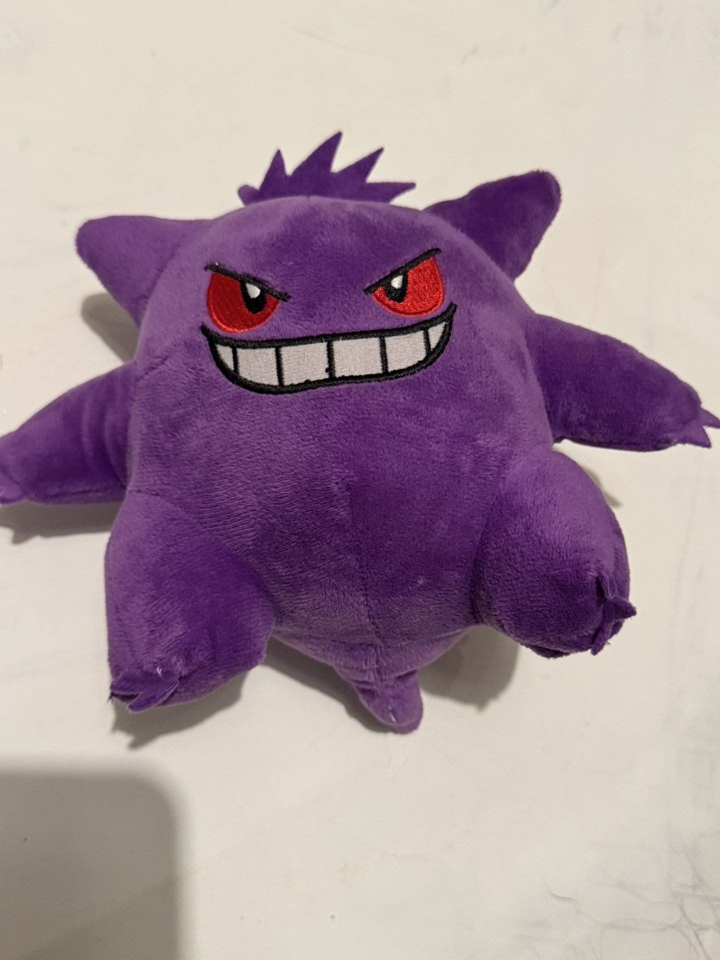 Pokemon Center plush Gengar 7" Stuffed Animal Poke' Purple monster toy 2016