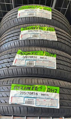 205/70R16 Delinte Set Of 4 New Tires
