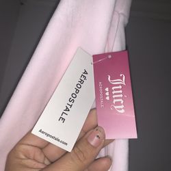 juicy/aeropostale velour track suit