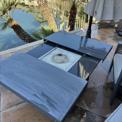 Fire Pit with 2 Chairs