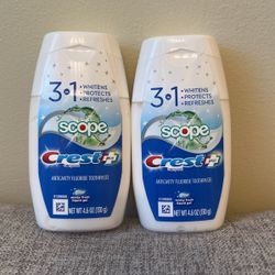 2 Crest Scope 3in1 Toothpaste